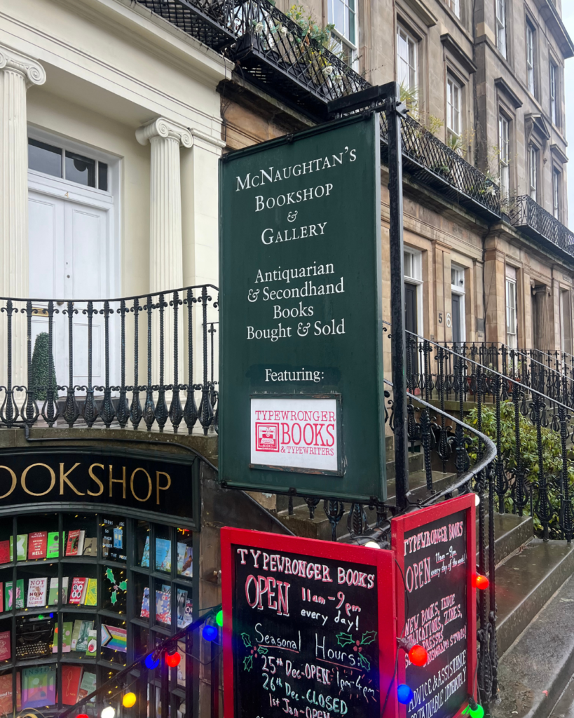 Typewronger Books Llibreria Edimburgo